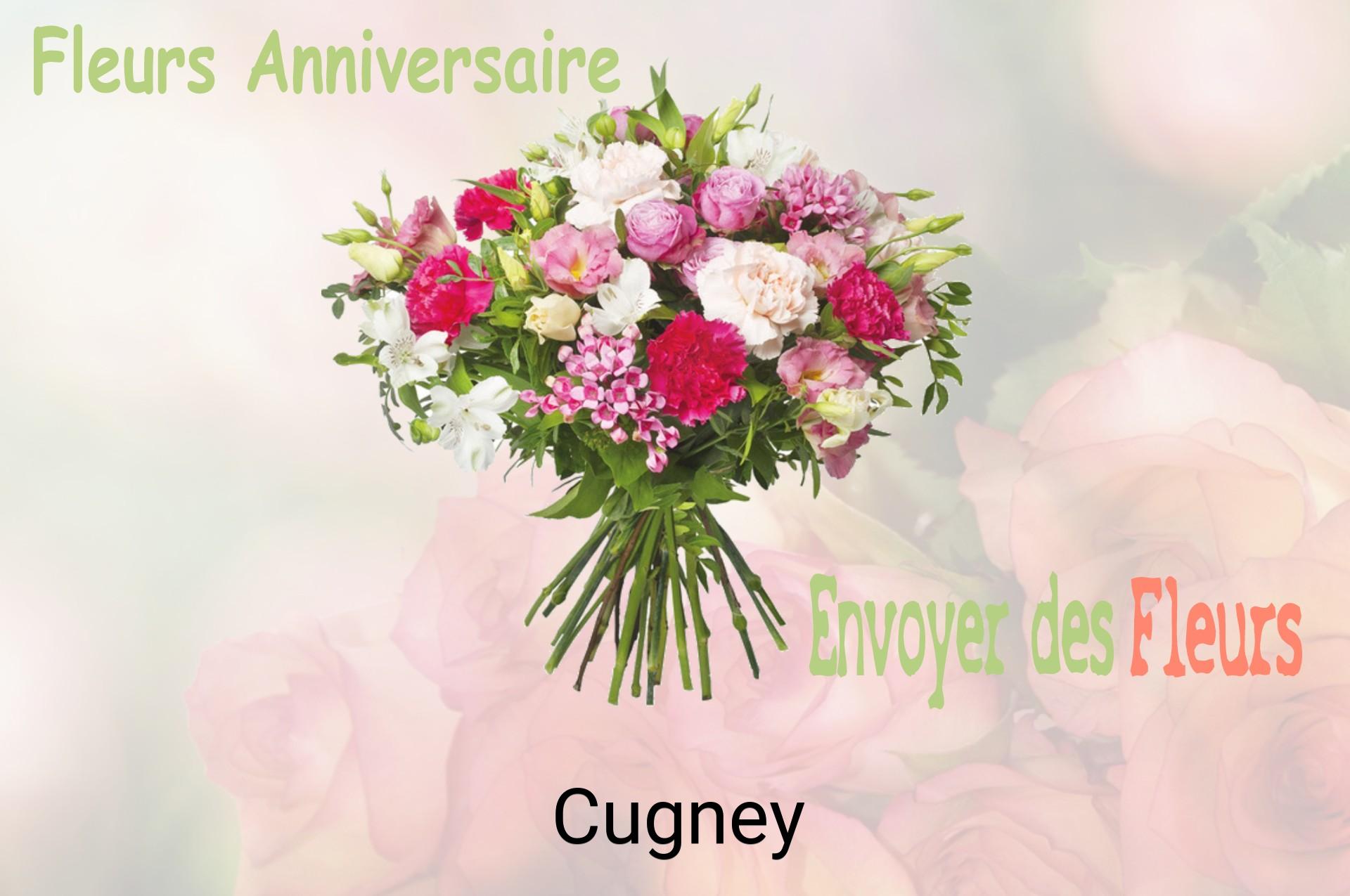 Bouquet de fleurs d’anniversaire livré à Cugney