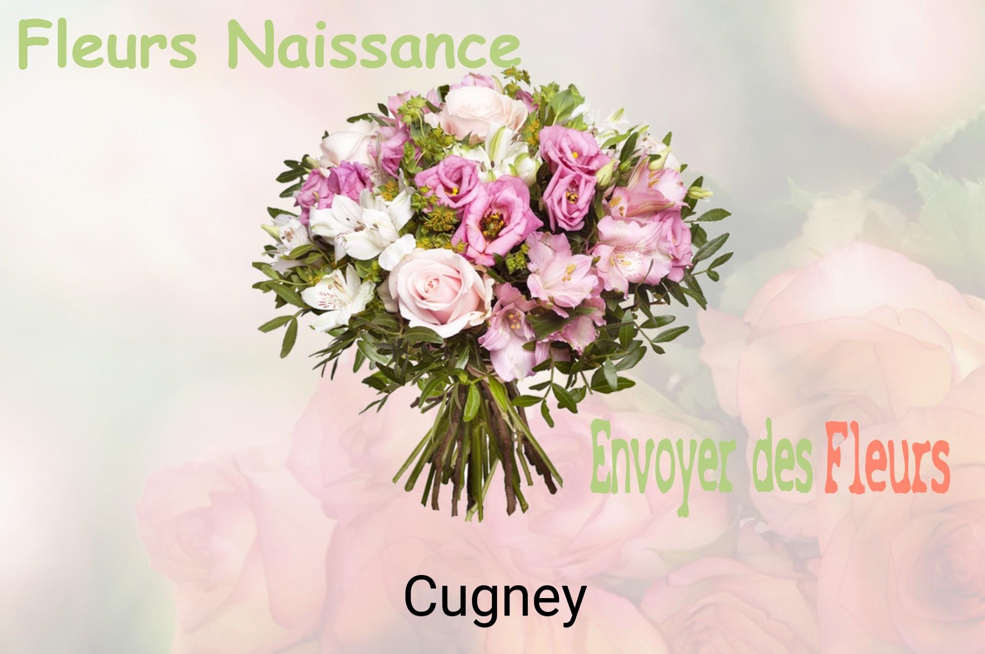 Bouquet de fleurs de naissance livré à Cugney